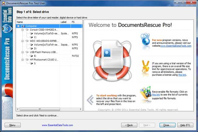 Office DocumentsRescue Pro